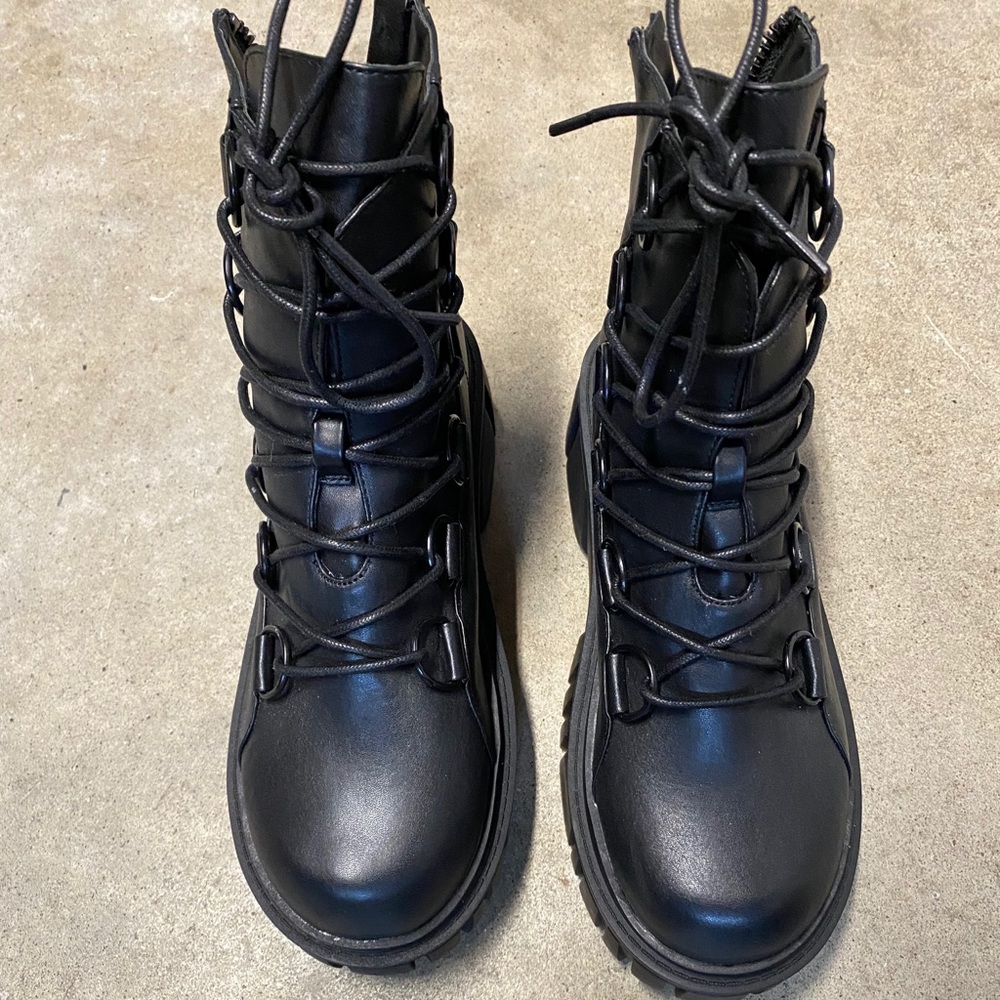 Dolls Kill Platform Lace-up Boots